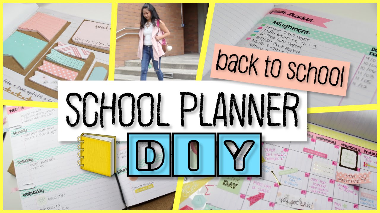 School Notebook Planner DIY | Easy and Cheap