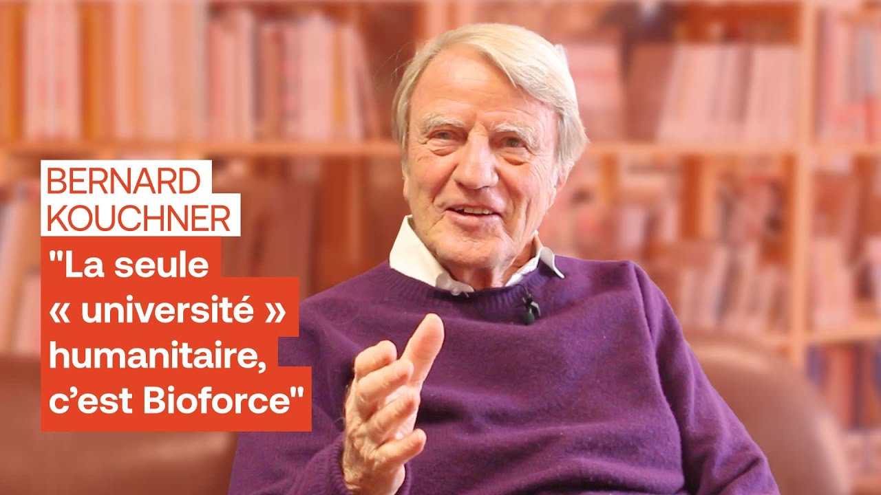 Bernard Kouchner, parrain de promotion Bioforce 2022 - Le grand entretien