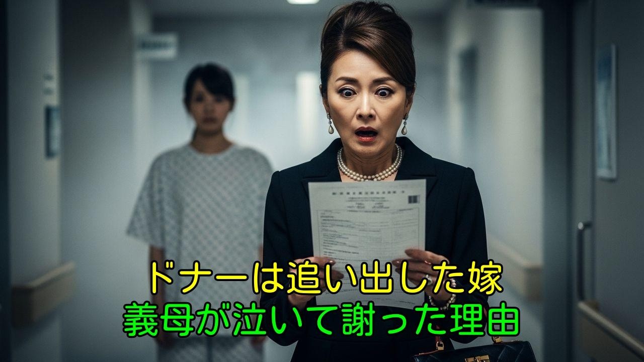 離婚直後に臓器提供！？ドナーの正体を知った元夫と義母の絶句