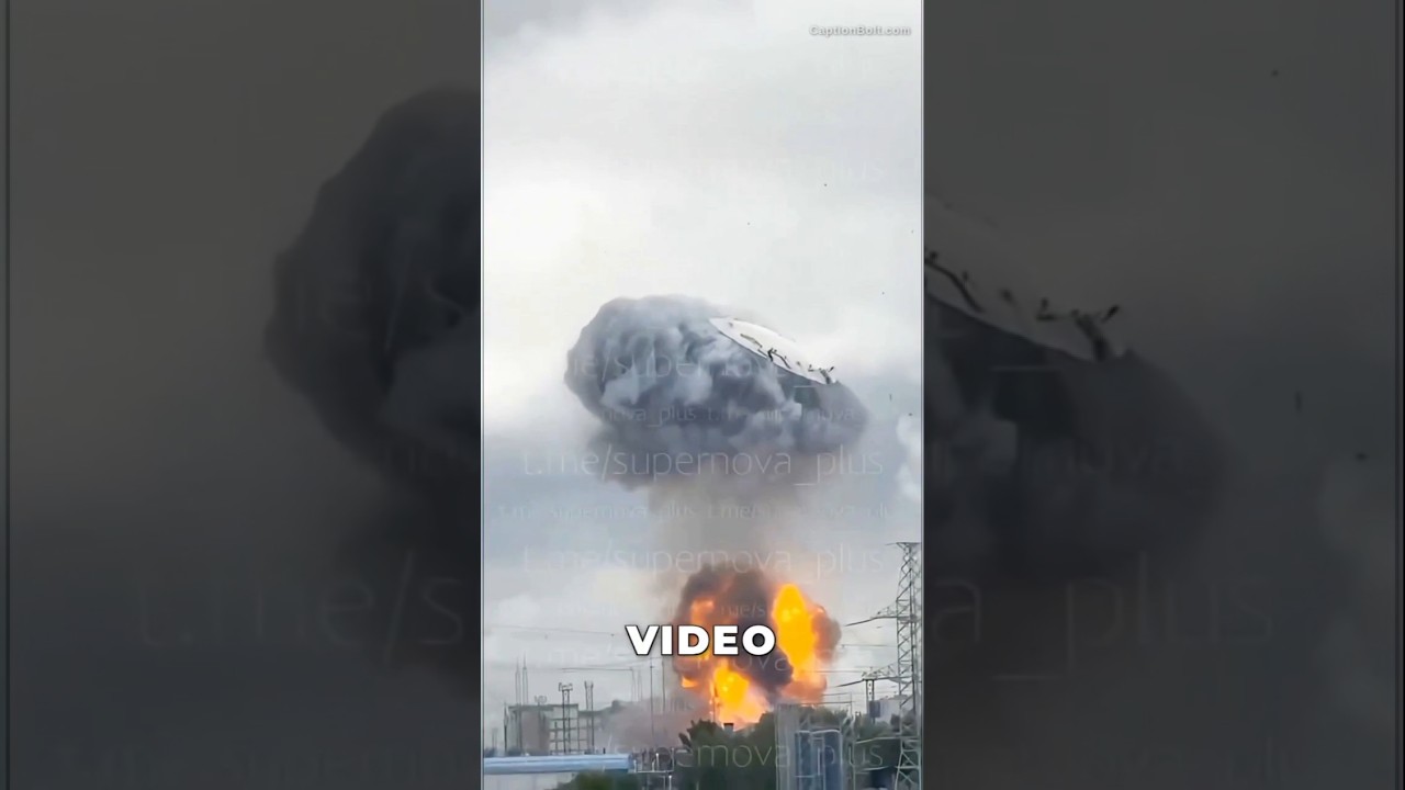 Ukarine drone hit russian refinary #russia#russiaukrainewar#drone#droneattack#ukraine#war#airdefense