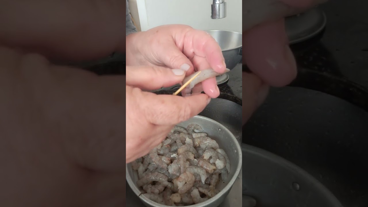 Como limpar o camar&atilde;o 🍤