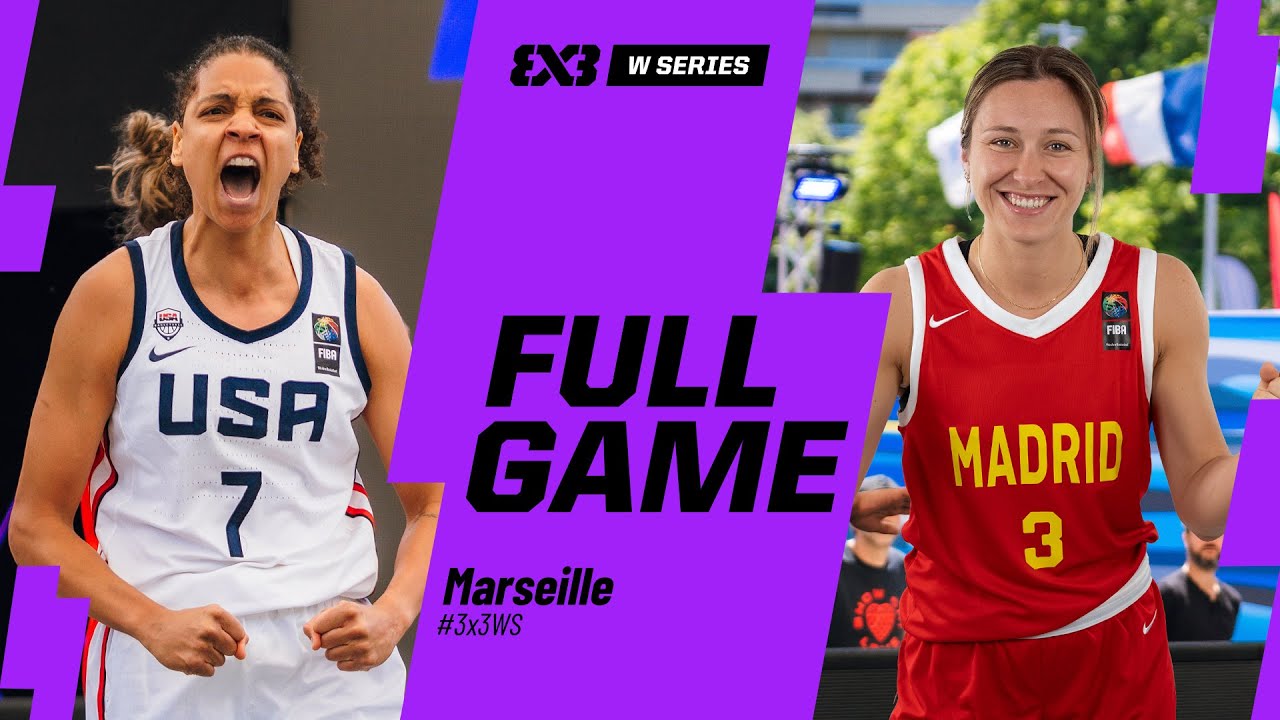 United States 🇺🇸 vs Madrid 🇪🇸 | Qualifying Draw Game | FIBA 3x3 Women’s Series Marseille 2025