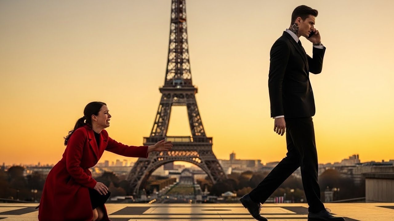 El jefe mafioso abandonó a su esposa en la Torre Eiffel — huyó con un hombre más poderoso que él.