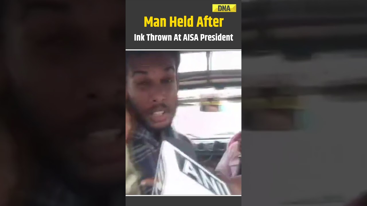Ranchi Protest: Man Detained After Throwing Ink At AISA President Neha Bora | Jharkhand Protest