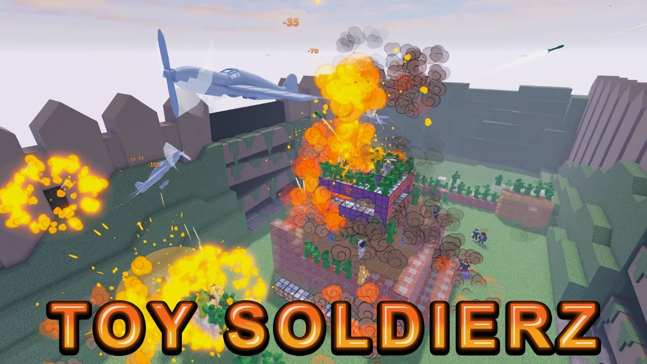 ОДИН ВЫСТРЕЛ И МИНУС КУЧА ЮНИТОВ ЗА РАЗ! TOY SOLDIERZ ROBLOX / РОБЛОКС