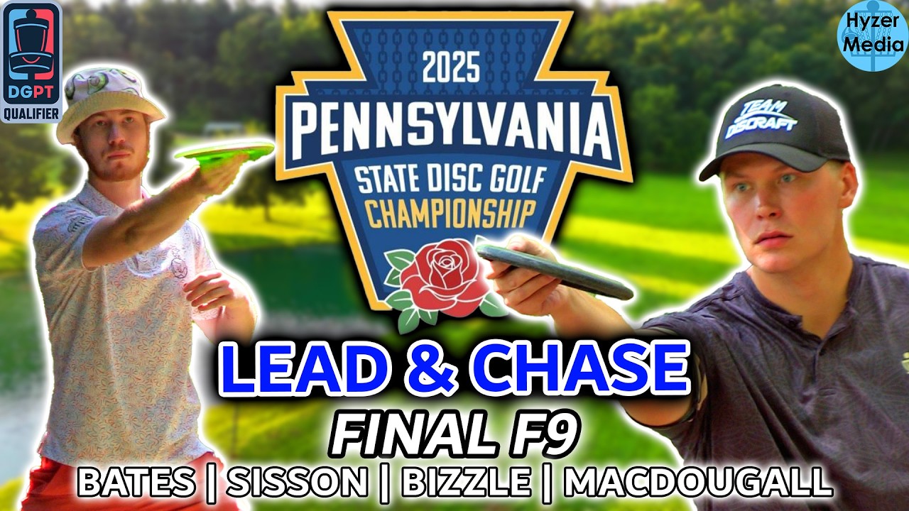 DGPT Q-Series | Pennsylvania State Championship | Final F9 | Bates, MacDougall, Sisson, Bizzle