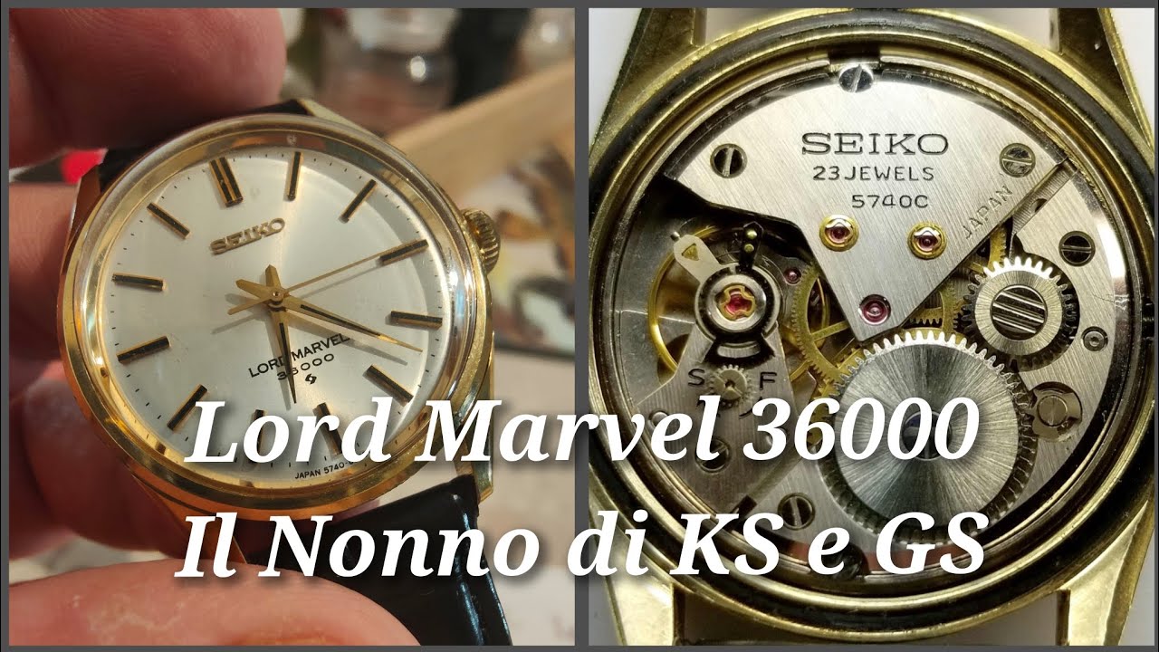 Seiko Lord Marvel 36000: il Nonno degli Hi Beat Giapponesi