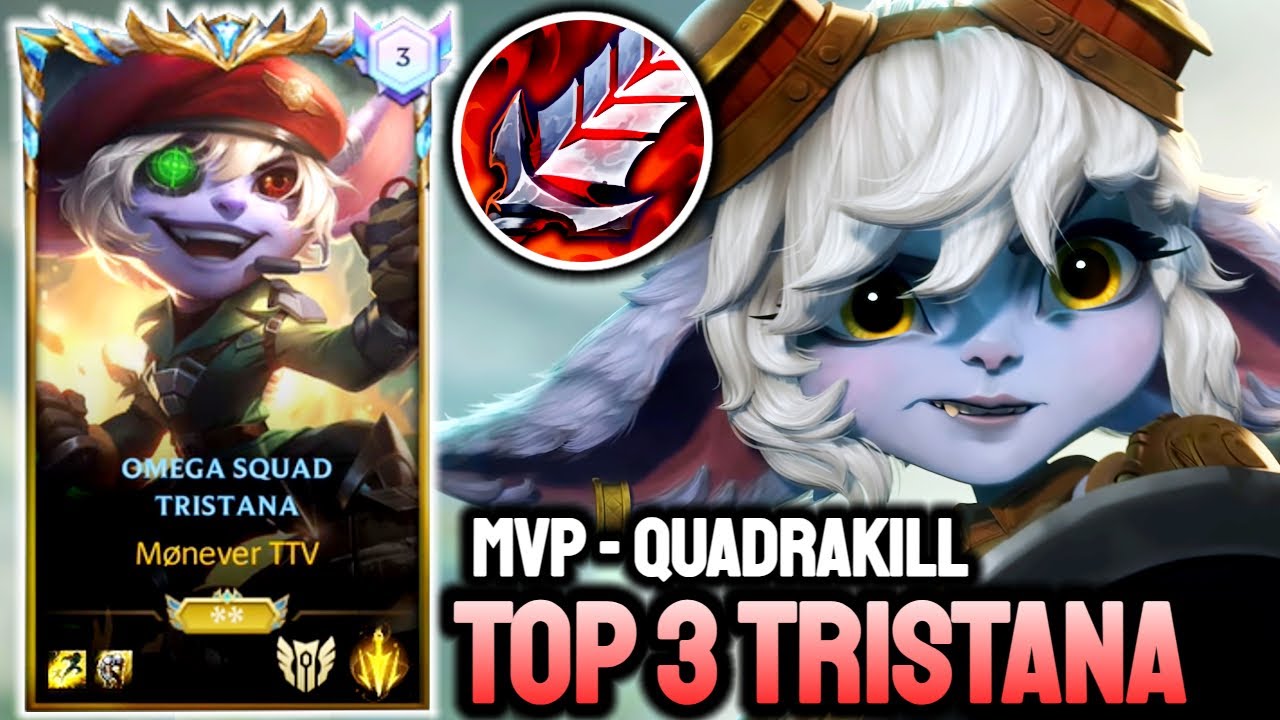 WILD RIFT TRISTANA - TOP 3 TRISTANA GAMEPLAY - SOVEREIGN RANKED