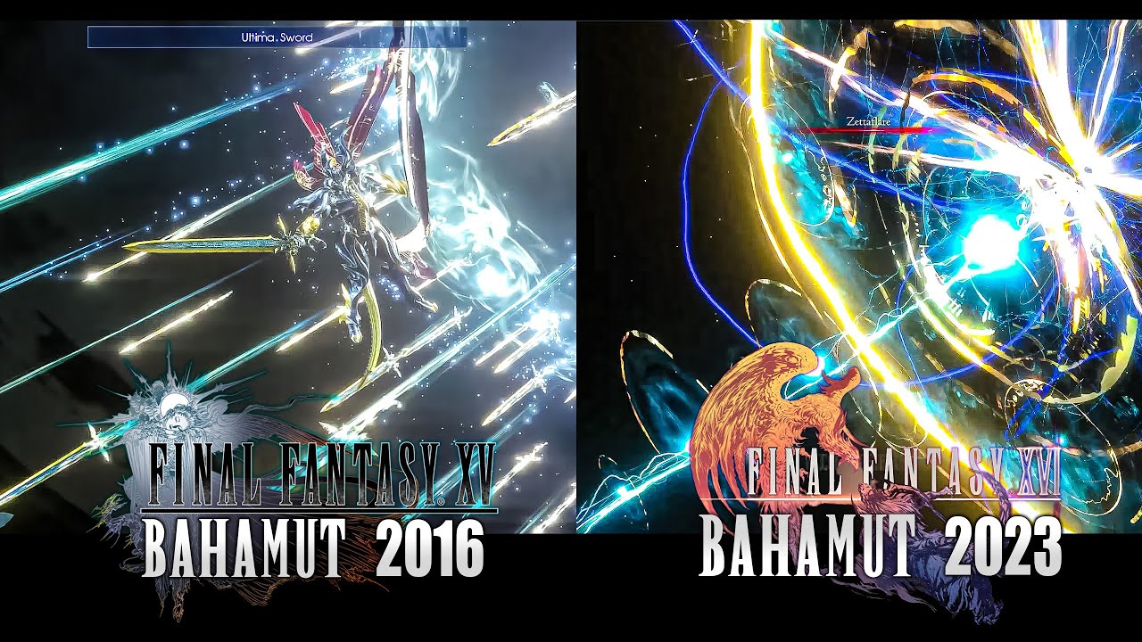 FINAL FANTASY 16 vs FINAL FANTASY 15 SUMMONS/EIKONS COMPARISON (2016 vs 2023)
