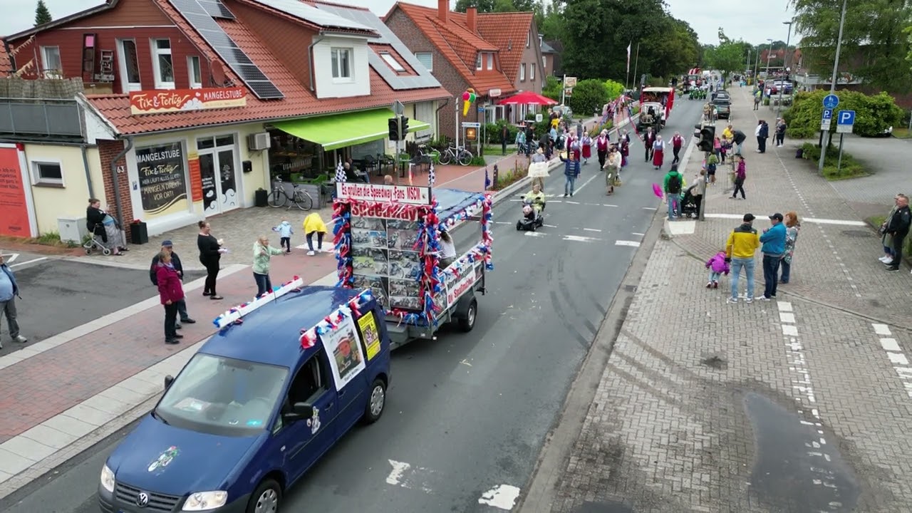 Schützenfest Petersfehn 2023 Dorffest Festumzug *mit Drohnenaufnahmen*
