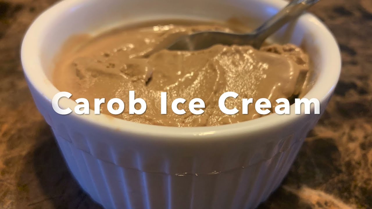 Easy Carob Ice Cream