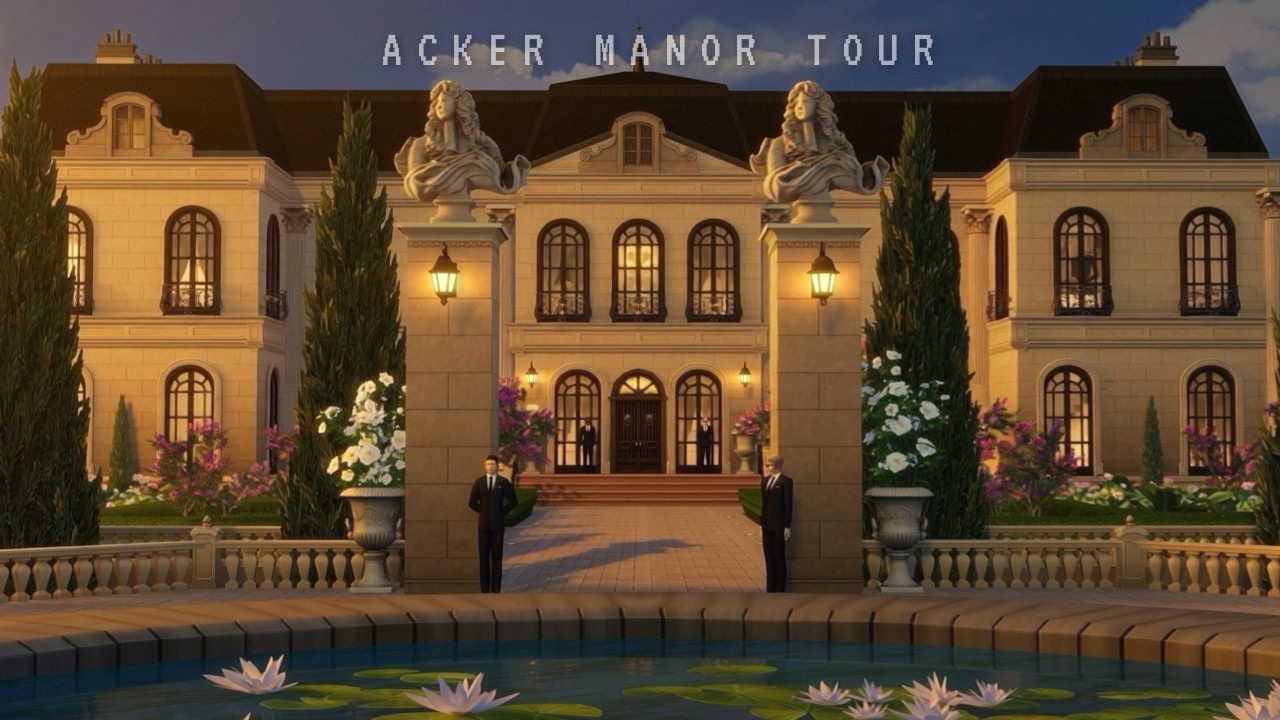 The Sims 4 Royal and Legacy | Экскурсия по дому Acker Manor