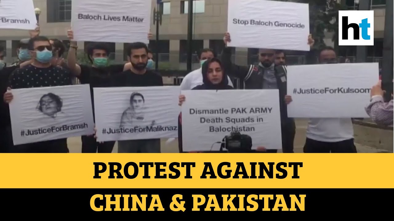 Watch: Baloch activists hold protest against China & Pakistan