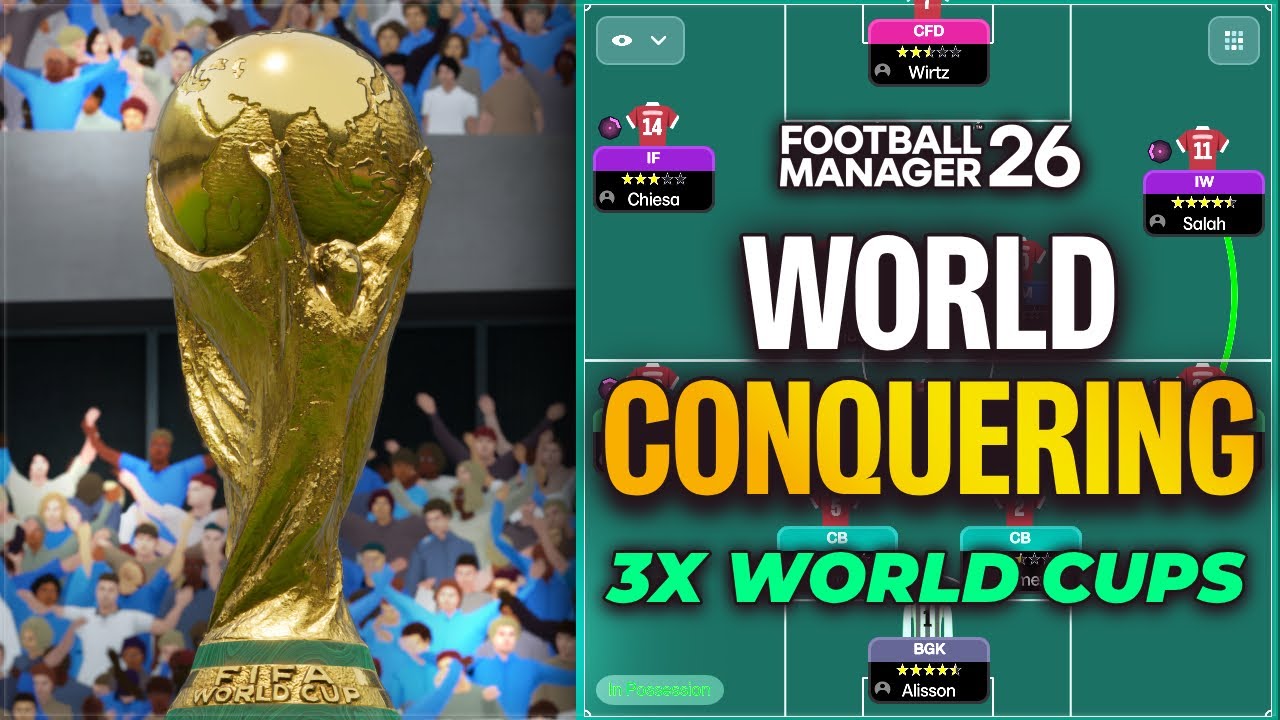 ПОКОРЯЮЩАЯ МИР тактика для FM26 | Лучшие тактики Football Manager 2026