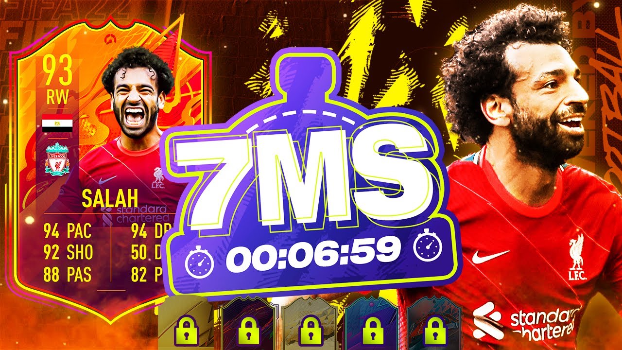 FIFA 22 - WE PACK A HEADLINER! 93 MOHAMED SALAH 7 MINUTE SQUAD BUILDER - ULTIMATE TEAM