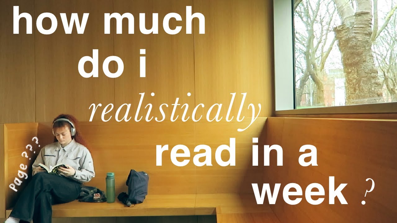 how much i realistically read in a week! 📚 a relaxing reading vlog