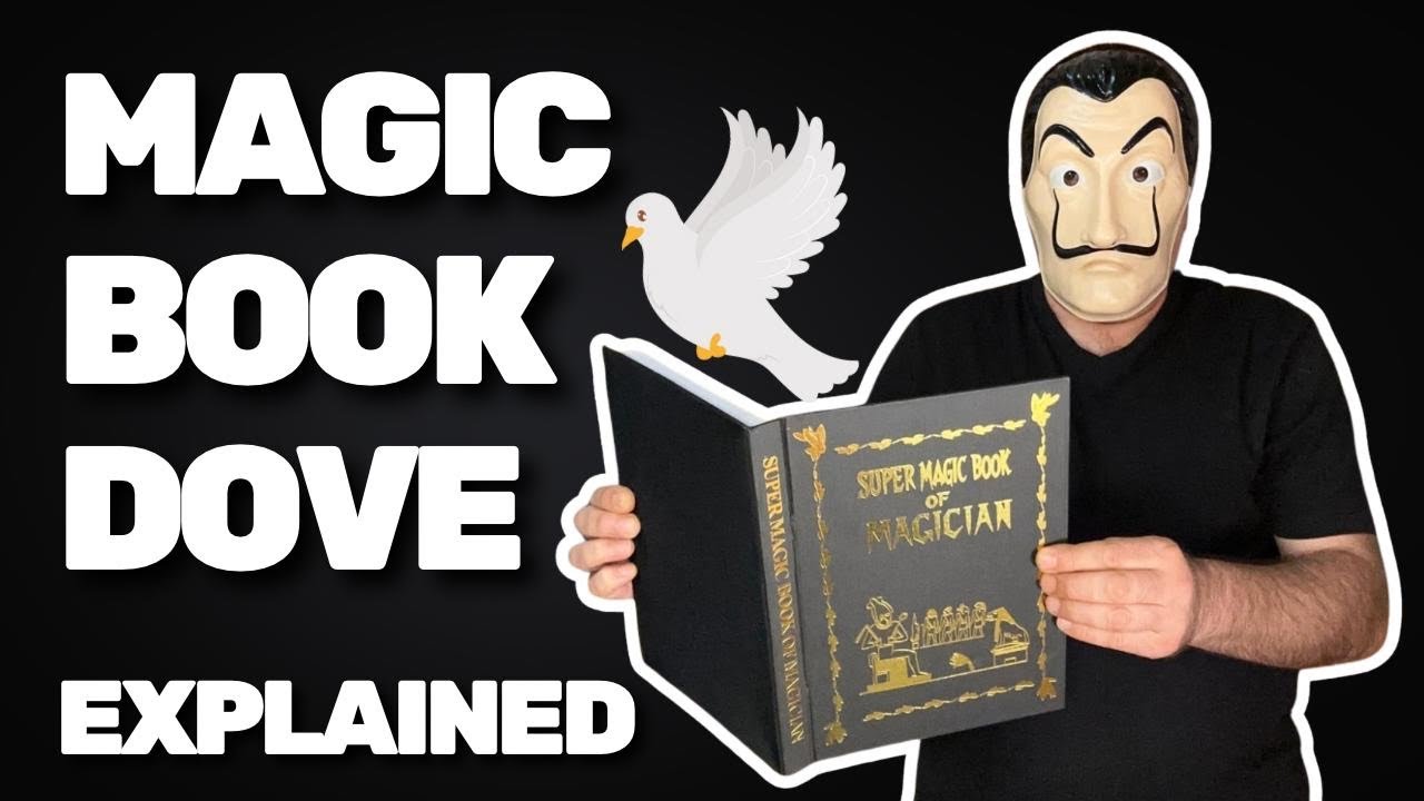 DOVE APPEARS FROM THE BOOK : The Secret Revealed 🪄🕊️ #tricks #magic #foryou