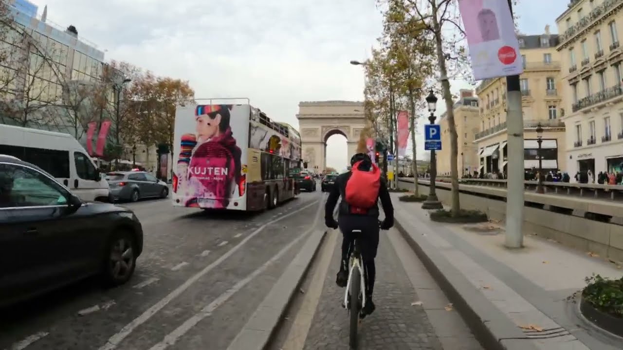 Can we mountain bike into central Paris?