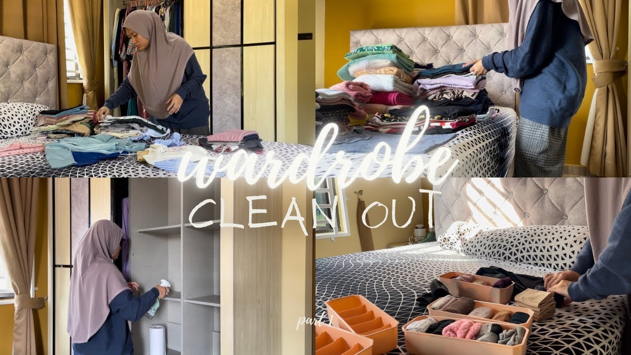 wardrobe clean out || sorting, decluttering & reorganizing
