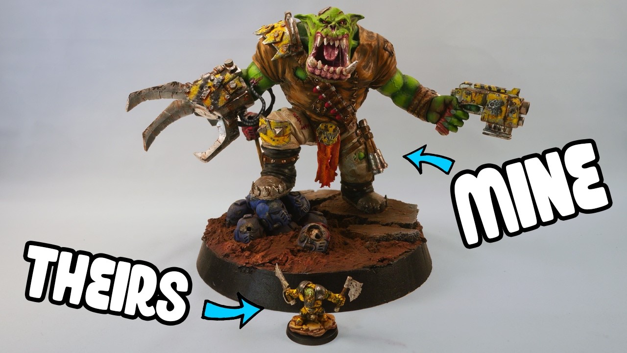 I made a massive Space Ork / Warhammer 40k