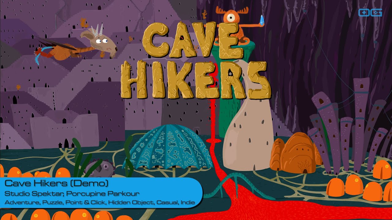 Cave Hikers: An Interactive Cartoon Like No Other (Demo Gameplay)