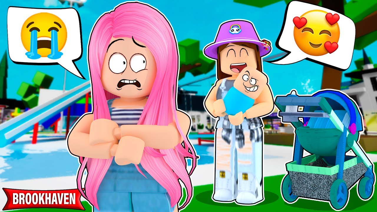 MEU NOVO IRMÃO ME ODEIA (Brookhaven RP Roblox)