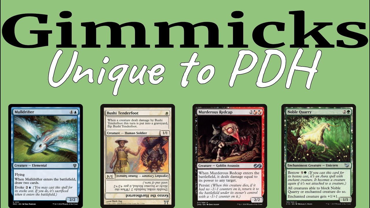 4 Commander Gimmicks That Only Exist in PDH