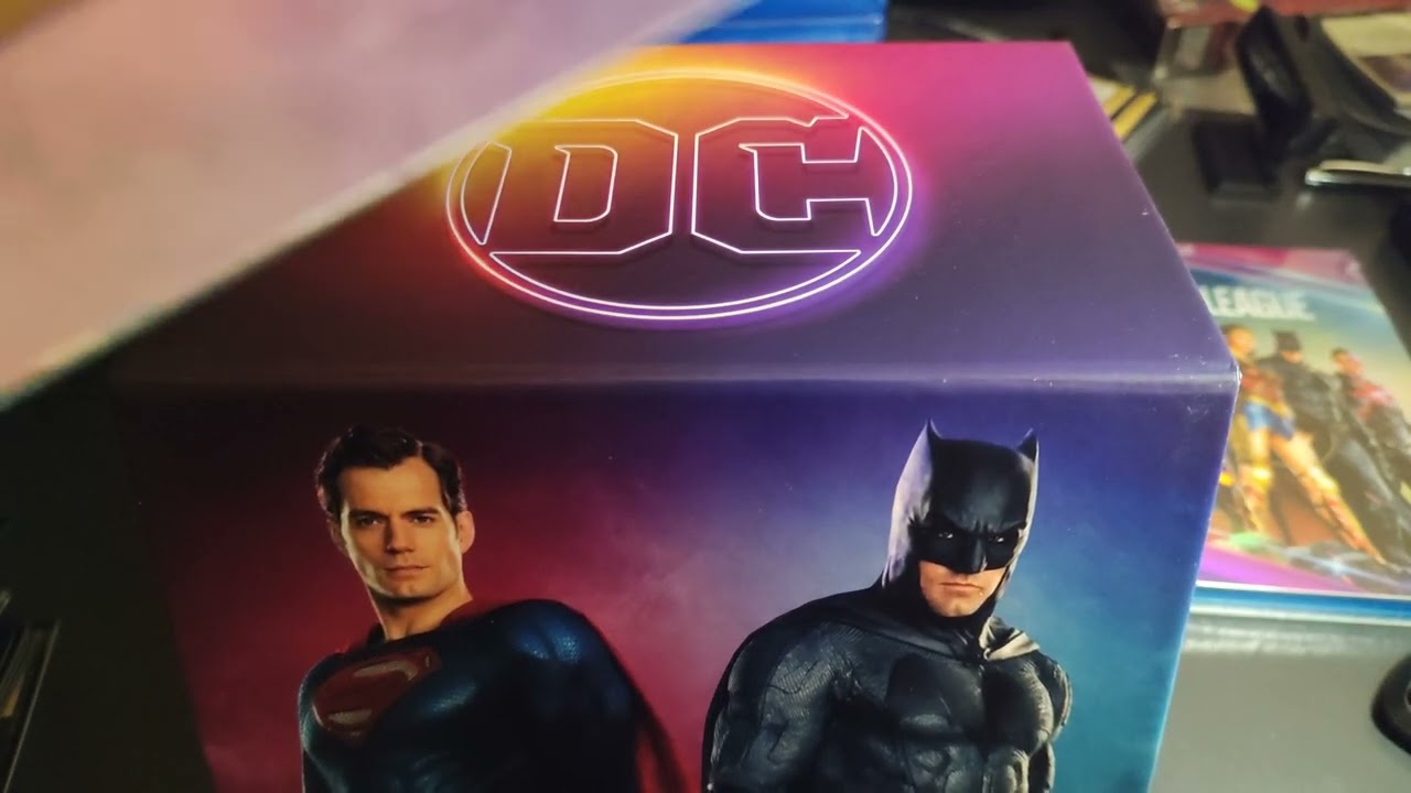 DC 8 Film Collection Blu Ray + Kit Art Card by Panini Comics Unboxing