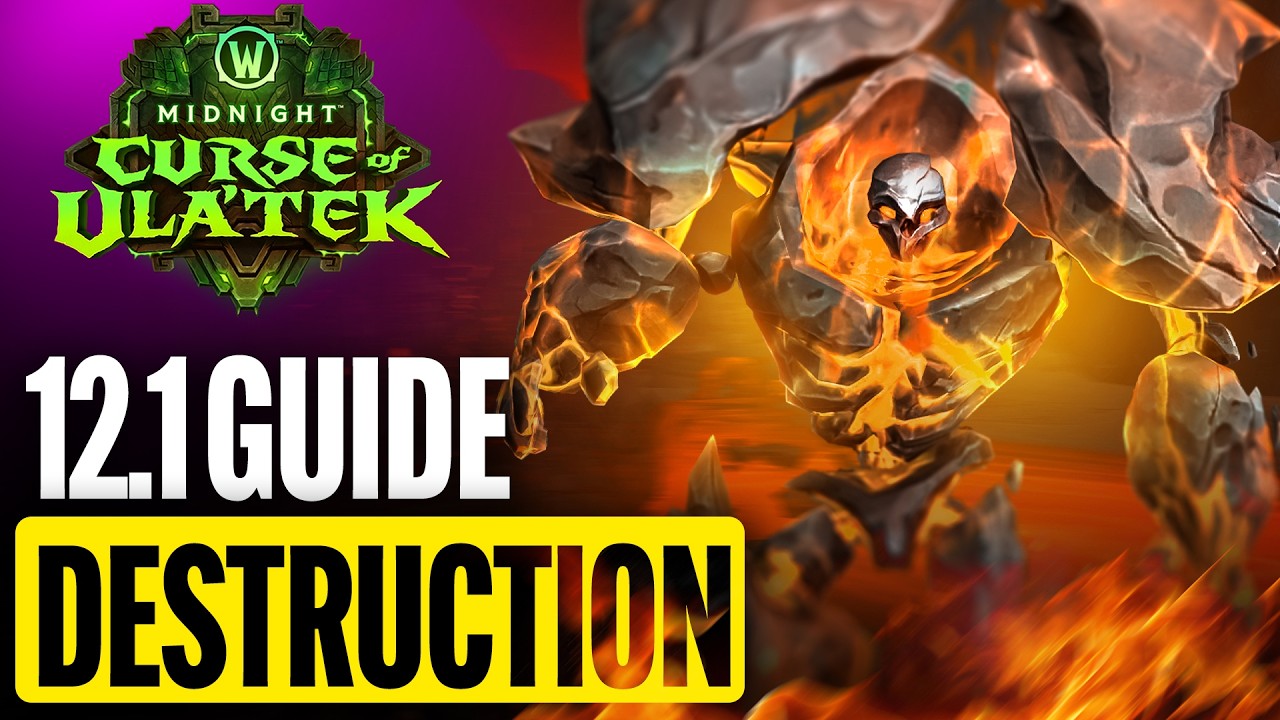 12.1 Midnight Destruction Warlock Guide! Talents, Rotations and More!
