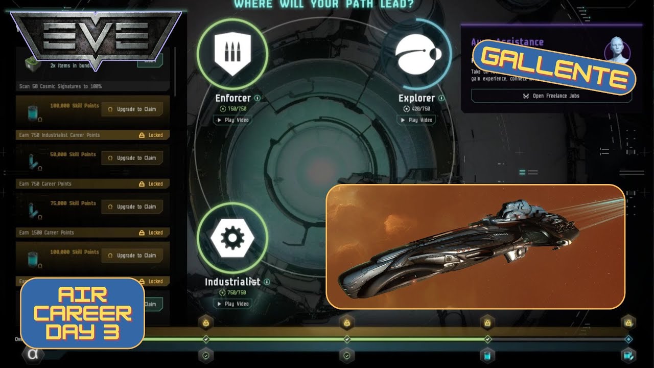 EVE Online: AIR Career Day 3 - Gallente