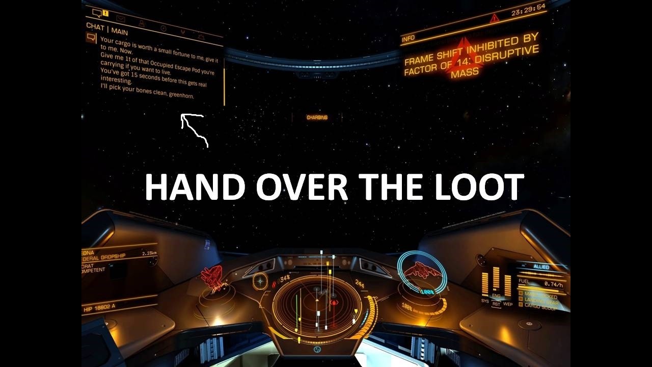 Fool Tried to Rob Me | ELITE DANGEROUS | 4K 60fps