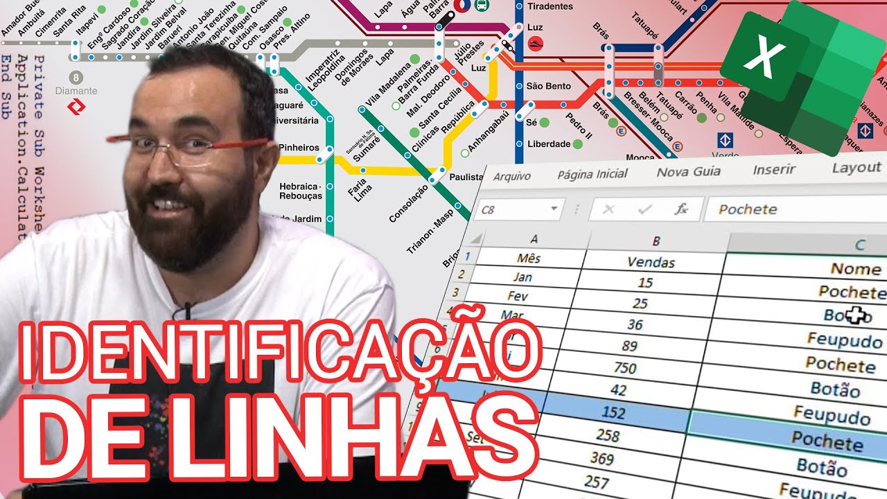 Identificação de Linhas