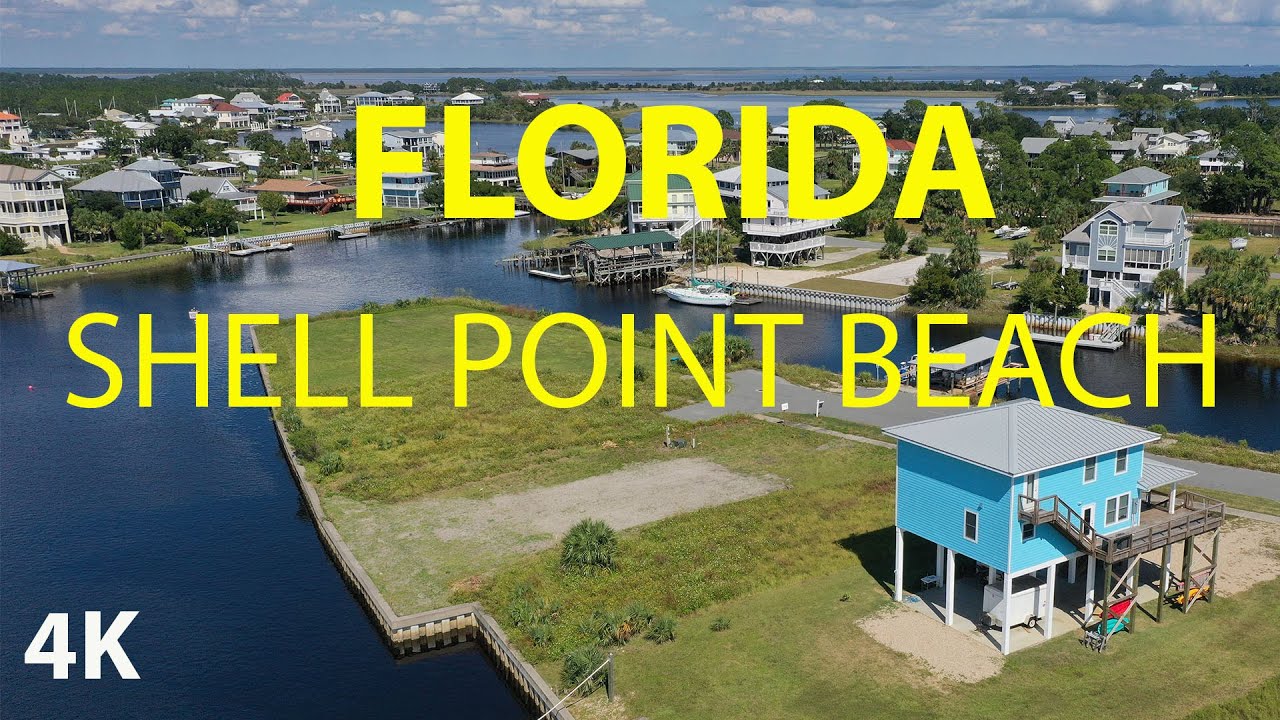 4K DRONE - SHELL POINT BEACH - FLORIDA -USA - AMAZING BEACH - DREAMLAND