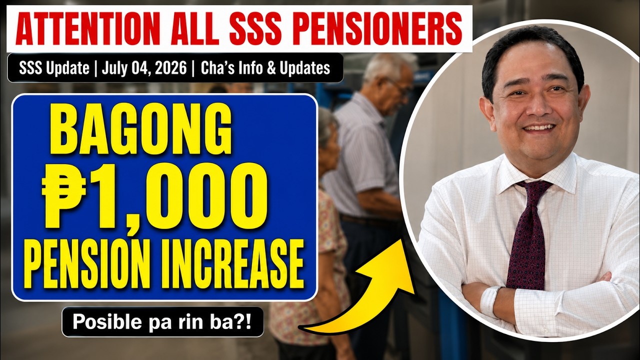 ✅ ATTENTION ALL SSS PENSIONERS! BAGONG 1,000 PESOS PENSION INCREASE POSIBLE PA RIN BA? ALAMIN! #sss