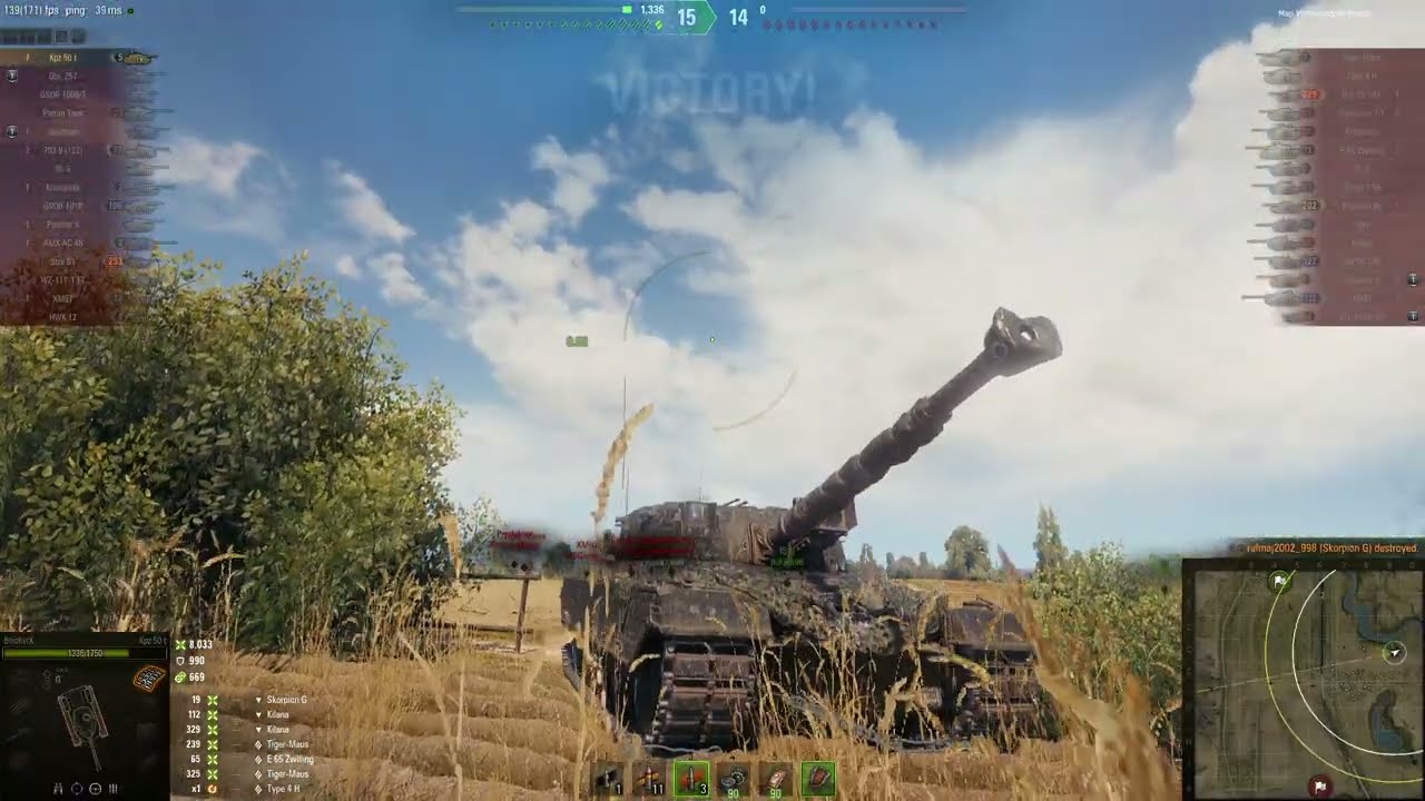 Kpz 50 t - Prokhorovka - Kpz 50 t is a predator, not the predatore itself - 8369 damage