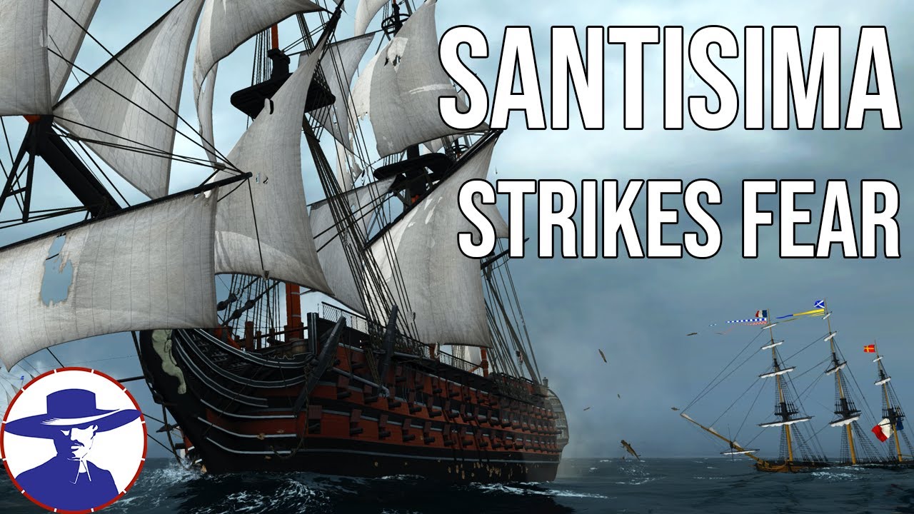 A Santisima Trinidad Interrupted our Attack - Naval Action Multiplayer