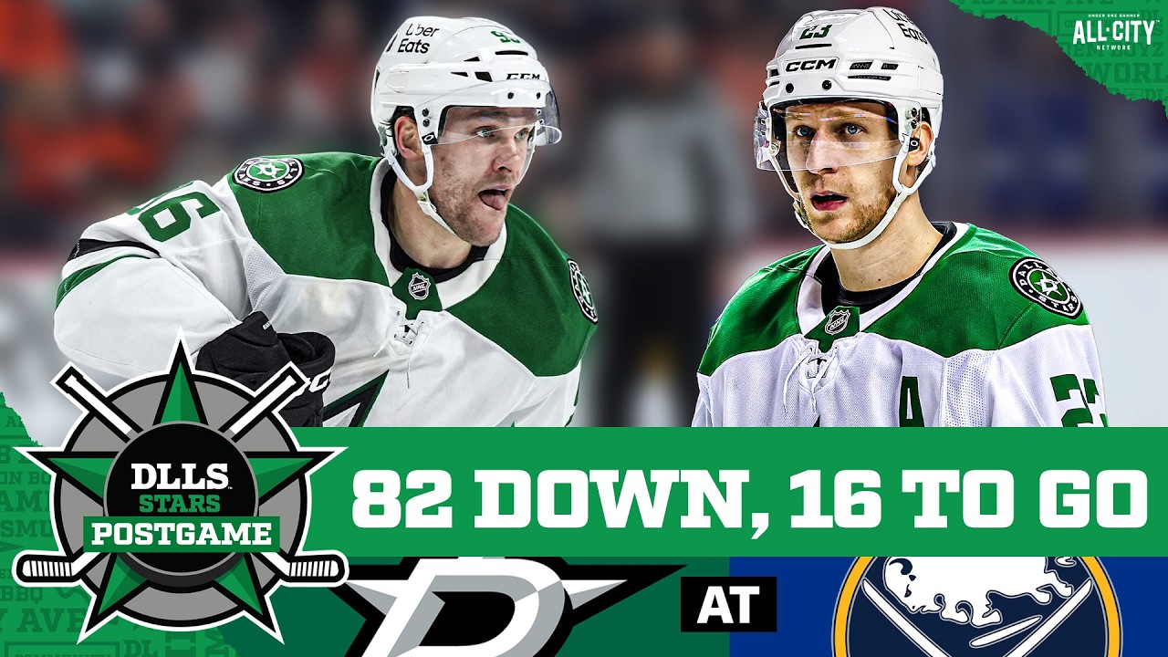 Stars Beat Sabres 4-3 In Shootout To Reach 50 Wins In Regular Season Finale | DLLS STARS POSTGAME