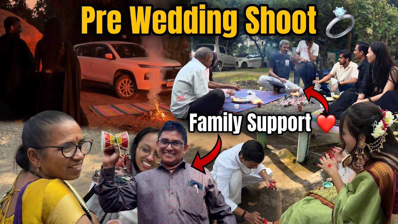 Family Support ke saath Pre-Wedding Shoot 💍 | Dang Road Trip | Mins Vlogs 