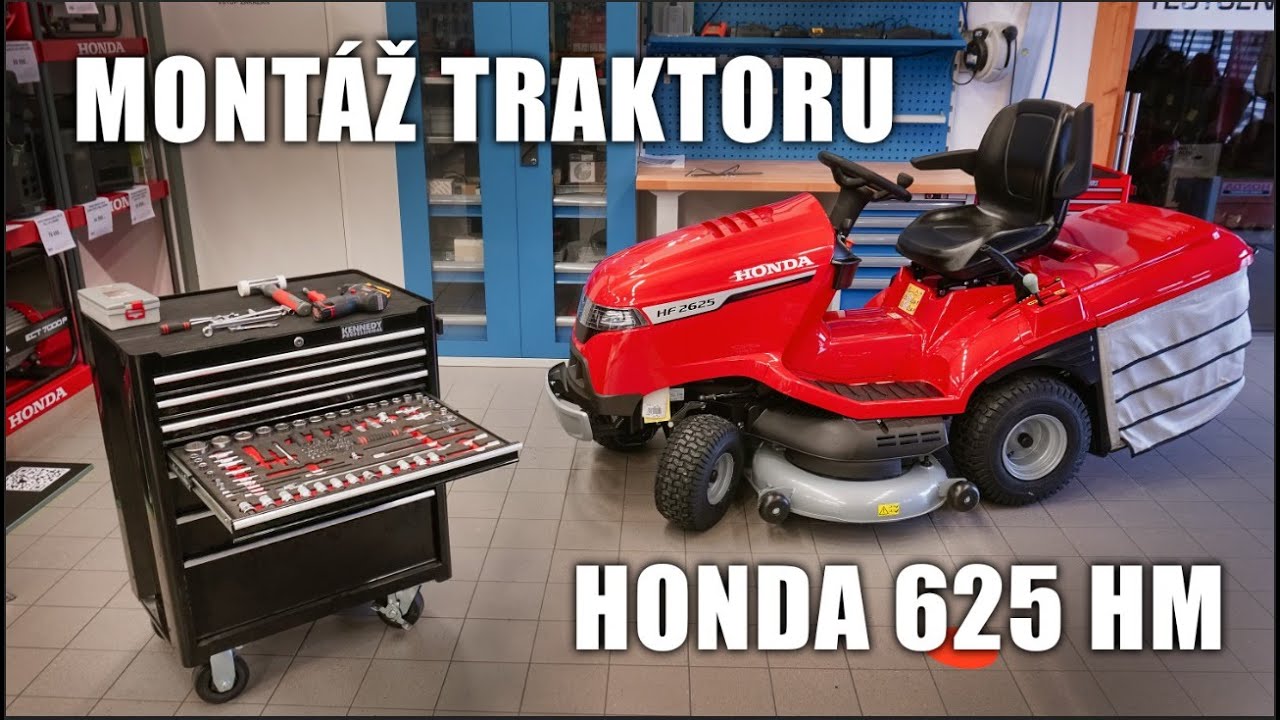 Zahradní traktůrek Honda HF 2625 HM (GXV 690  OHV) - sestavení