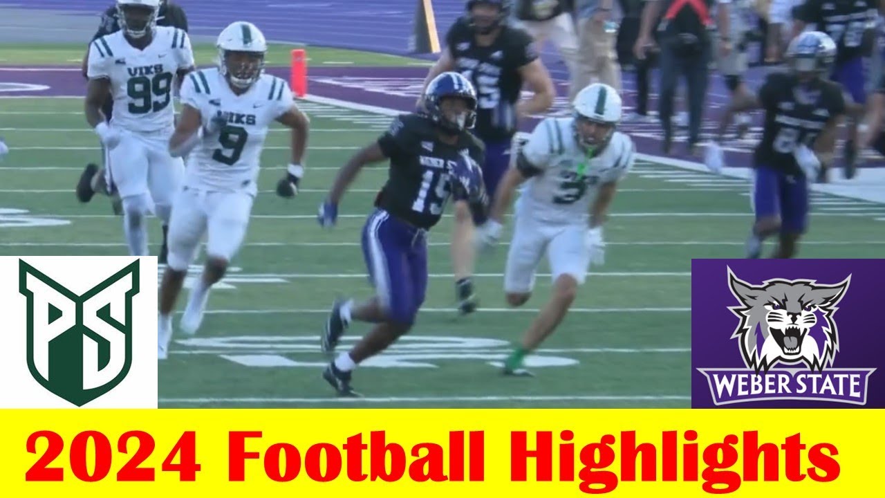 Portland State vs Weber State Football Game Highlights 9 7 2024