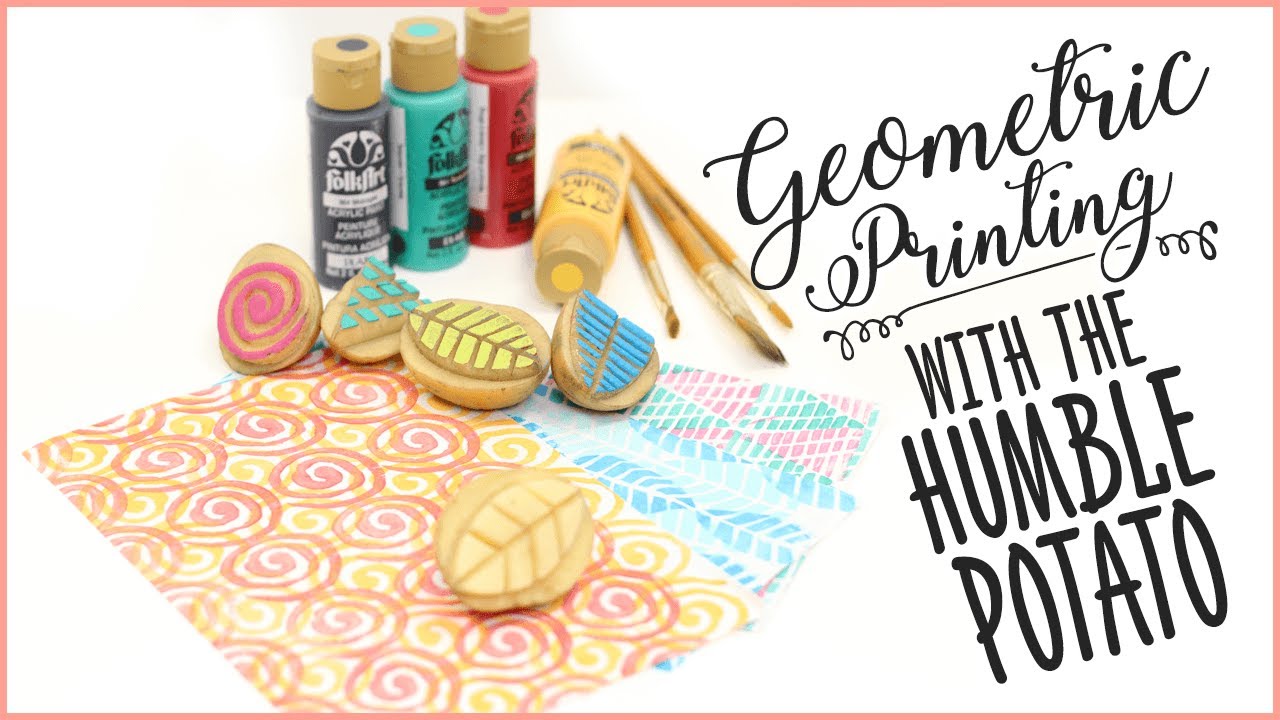 Geometric Printing with the Humble Potato