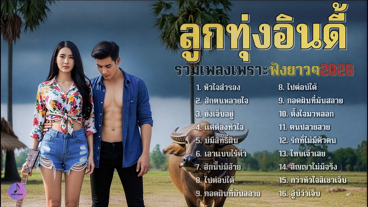 รวมเพลงลูกทุ่งใหม่ล่าสุด เพลงเพราะๆ2026  ฟังยาวๆ💔 อัปเดตเพลงใหม่ทุกวัน