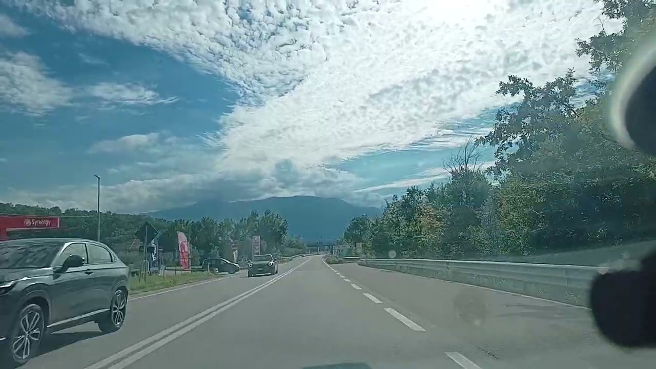 From Brienza to Upper Lauria via A2 Autostrada del Mediterraneo