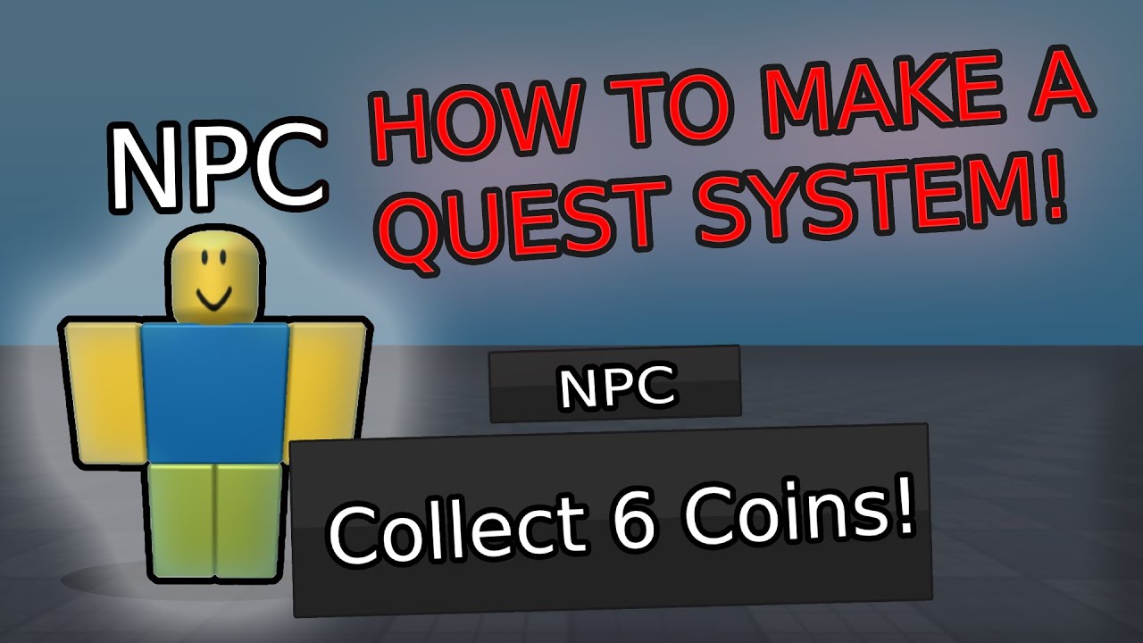 How to make a QUEST SYSTEM (Roblox)