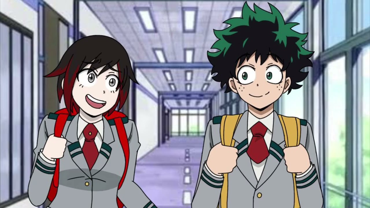 Что если бы команда RWBY оказалась в MHA, часть 1 (RWBY/MHA: что если?)