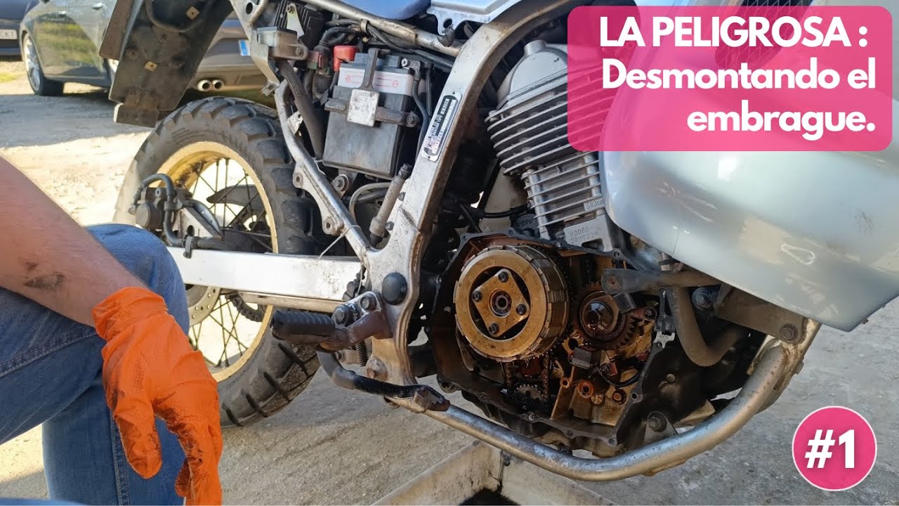 Como cambiar el embrague de una Honda Transalp 🔧 🔧 Empiezan los cuidados de LA PELIGROSA🚀🚀 #CAP.1