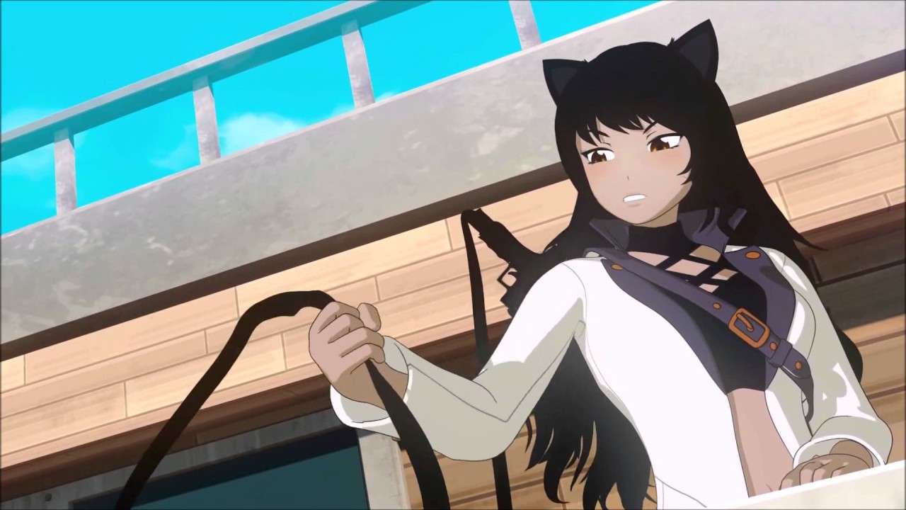 Blake Belladonna throws away her bow (RWBY Volume 4)