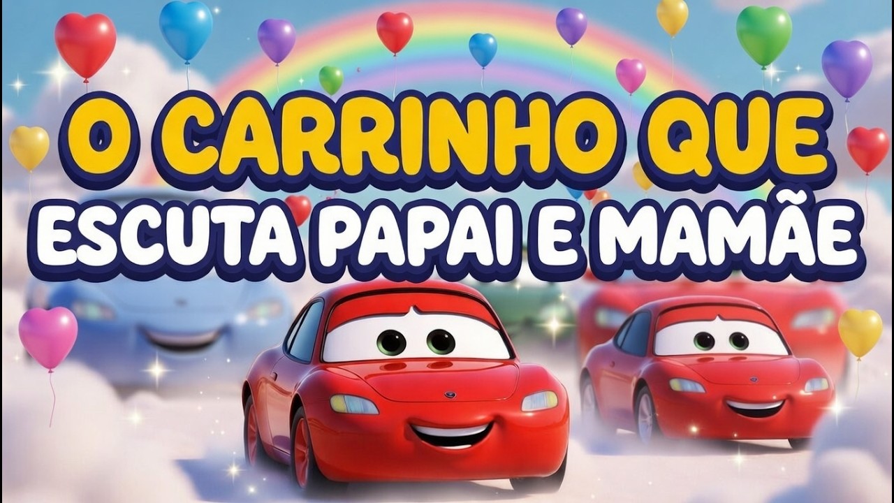 A Canção do Carrinho que Escuta o Papai e a Mamãe ✨🚗🎵