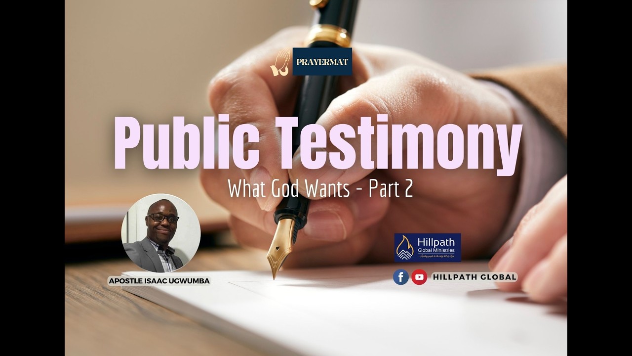 Public Testimony || Apostle Isaac Ugwumba