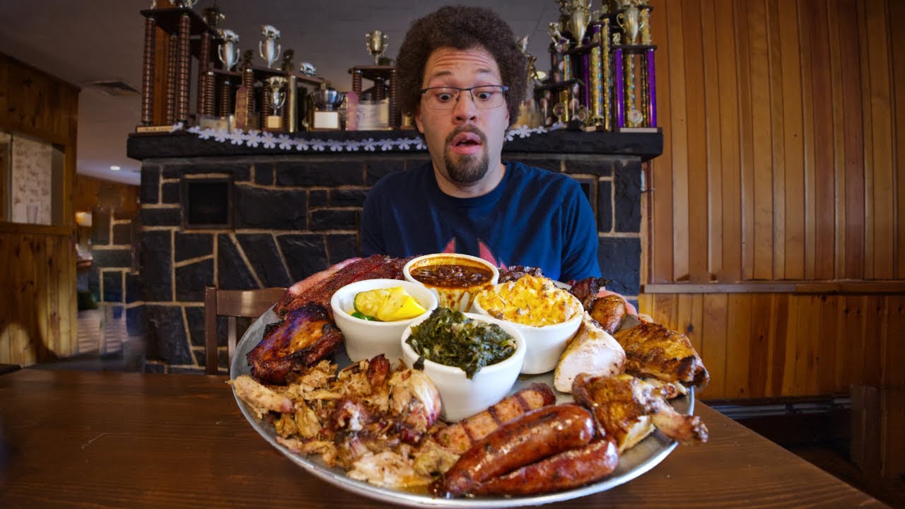 I Ate a Massive BBQ Platter with Josh 